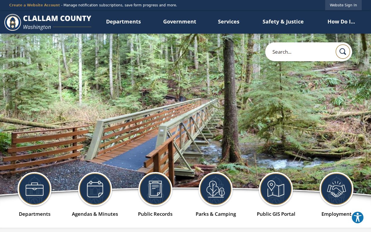 Clallam County criminal records government directory